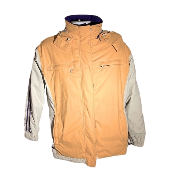 𝅺obermeyer women’s ski jacket, size 8, yellow gold/Tan/blue, good condition - Picture 1 of 12
